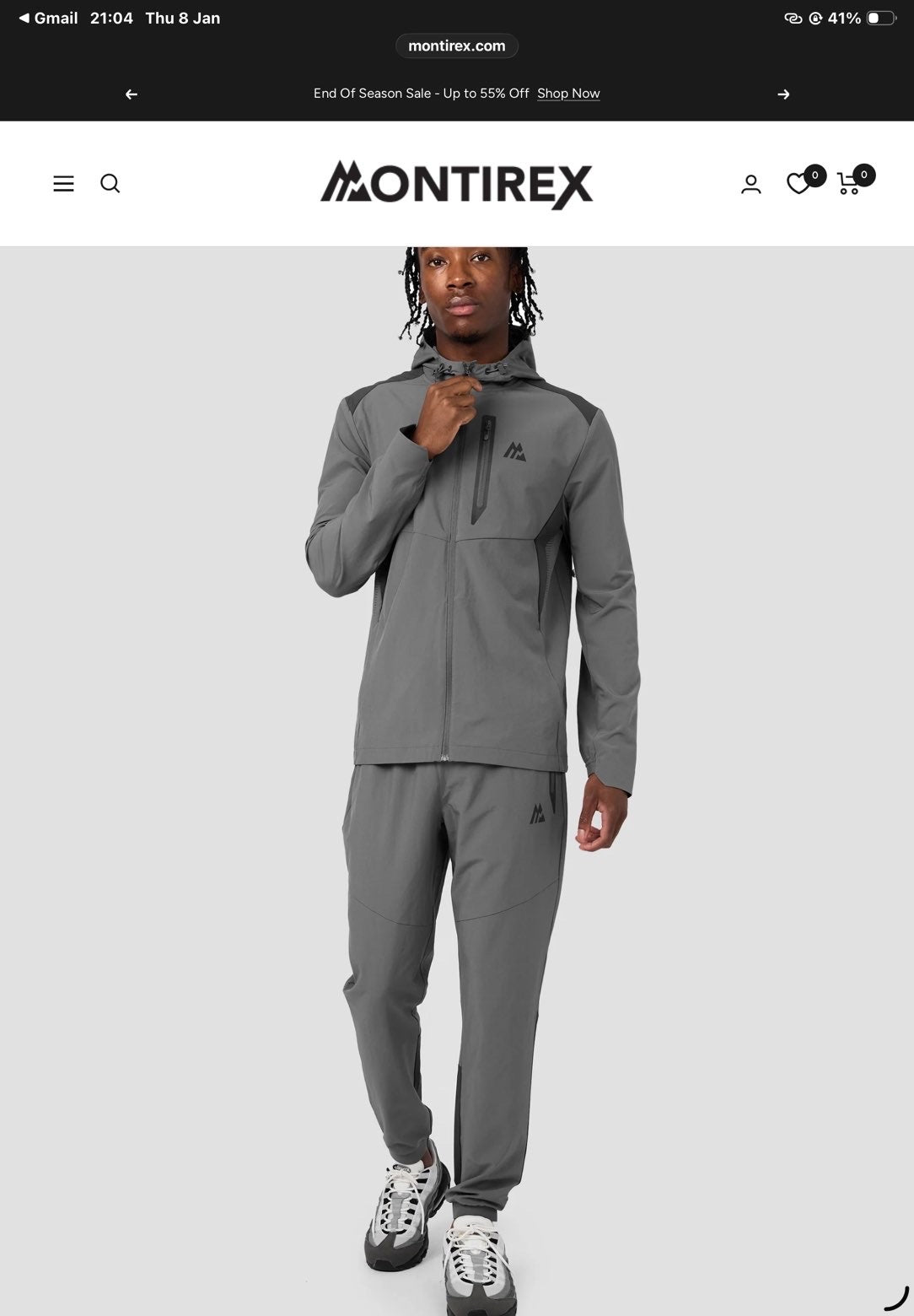 Grey Montirex Tracksuit